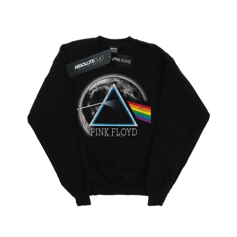 Pink Floyd Mens Dark Side Of The Moon Distressed Sweatshirt / Black